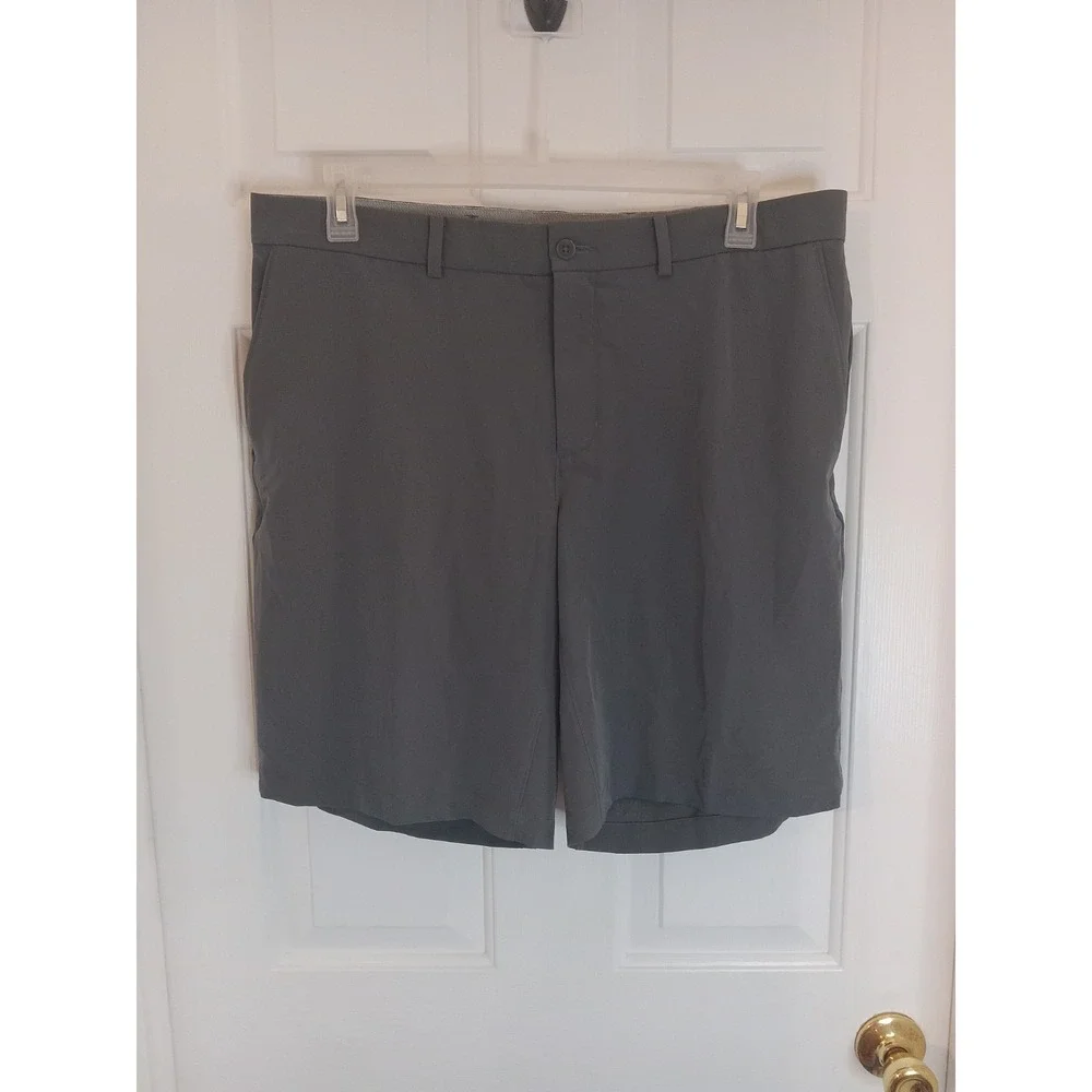 Nike Sweat Shorts Men's 38 Gray‎ Stretch Casual Athletic Swoosh Golf